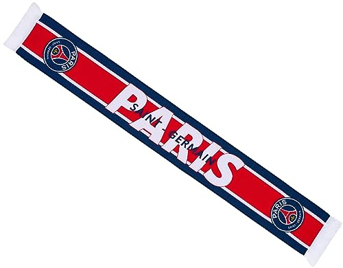 Paris Saint-Germain PSG halsduk - officiell kollektion storlek 140 cm, Färg: blå, 140