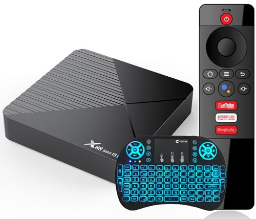 Android TV Box 13.0, 2023 Decodificador WiFi 6 4K4GB Ram 64GB ROM RK3528 Quad-Core 64Bit Cortex-A53 Soporte 2.4G/5G Dual WiFi Bluetooth 5.0 Cajas Inteligentes,4gb+32gb