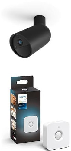 Hue Security Camera Battery Black + motion
