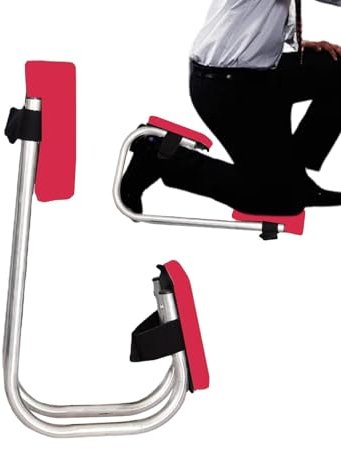 Generisch Knee Seat for Gardening, Kniesitz für die Gartenarbeit, Garten-Kniesitz, Kniesitz für den Garten mit einem Bein, tragbarer, Leichter Gartensitz, ergonomischer Knieschutz und Knöchelstütze