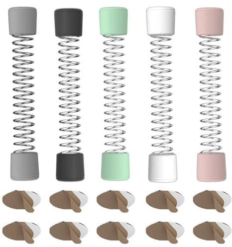 Türstütze für Waschmaschine, magnetisch, Türstütze für Waschmaschine,Waschmaschinen-Türstopper, Türverschluss - 5 x flexible Stütze, stark magnetisch, Türöffner-Stütze für Waschmaschinen, hält die Tür