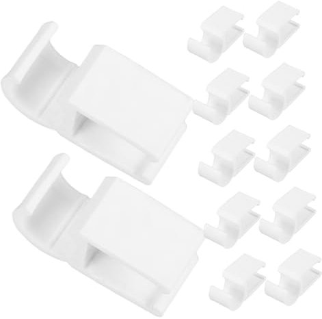 SHOWERORO Stiftklemmen Aus Kunststoff 20 Stück Whiteboard-markerhalter-clips Selbstklebende Stifthalter Für Schule Und Büro