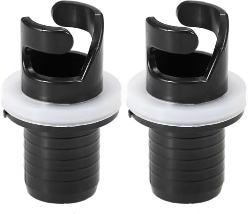 joonnair 2 stycken kajak uppblåsbar båt, ventiladapter, läckagesäker pumpadapter för kajak, gummibåtar och SUP, kajak luftventil-kontakt, ventil för gummibåt