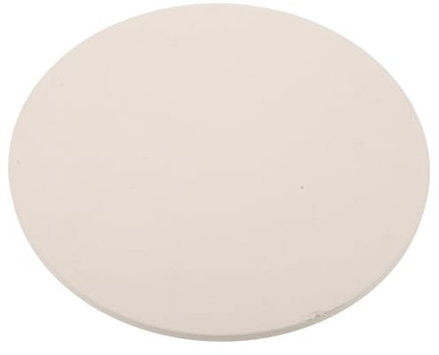 CLISPEED Cooking Pan for Oven Cordierite Baking Stone for Pizza Non-Stick Round Bakeware Heavy Duty for Homemade Bread and Pizza for Oven and Grill Use