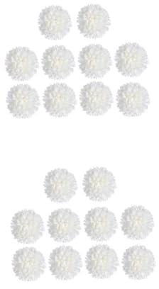 MAGICLULU 2 Series Decoración Simulada De Crisantemo Floral Exterior Falso Flores Artificiales Simulación Mil Capas Crisantemo Adornos De Flores Falsas Tela De Seda 10 Piezas*2