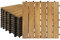 VANCHEMO Piastrelle per terrazze, 30 x 30 cm, in legno, 1 m²/11 pezzi, per balcone, balcone, piastrelle a clic, con drenaggio, resistenti alle intemperie, per terrazza, giardino (Tye A)