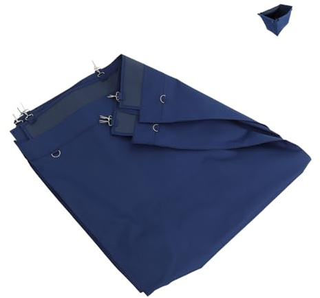 MAGICLULU Bolsa De Forro Extraíble para Carrito Lavandería Resistente De Oxford Almacenamiento Portátil para Carro De Limpieza Multifuncional Fácil De Limpiar Color Azul