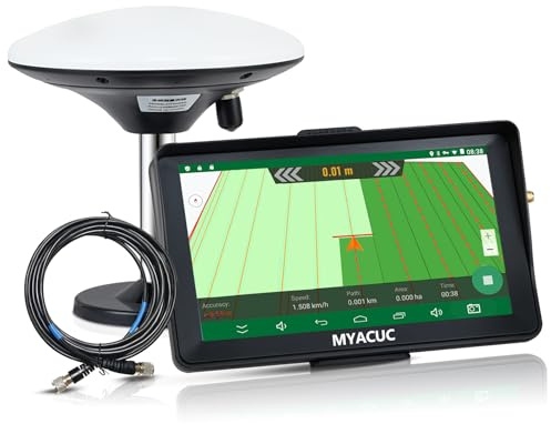 Navigatore Agricolo GPS per Trattore da 9 Pollici Adatto per Aratura e Semina Attività Agricole Posizionamento GPS Automatico