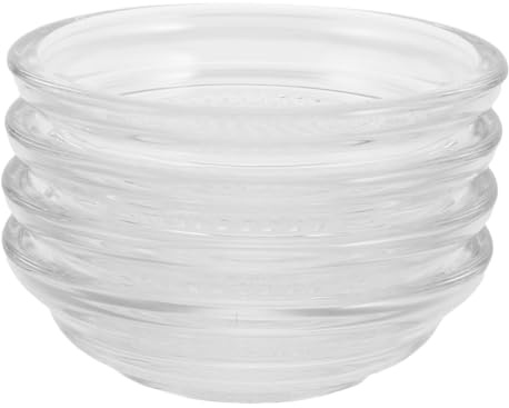 Alipis 4piezas Plato Rallador de Ajo Transparente Plato para Salsa con Molinillo de Jengibre Cuenco para Condimentos para Sushi Pan y Cocina