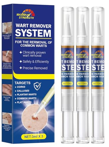 SarMee Skin Tag Removal Kit, Wart Removal Pen 3ML, Skin Tags Remover, mole, Calluses on Body (3)