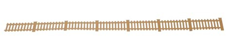 Warmhm Clôture Miniature Plastique pour Maquettes DIY Décor de Jardin de Fée Barrière Réaliste pour Modélisme Ferroviaire Accessoires pour Maison de Poupée et Aménagement Paysager