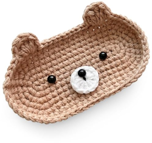 Dekorative Tabletts Lustig Handgemachte Brillenhalter mit süßem Tiermotiv Brillenetui Tier weich Brillenablage für den Schreibtisch zu Hause Brillen-Organizer Geschenk