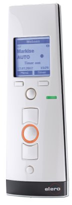 Elero TempoTel 2 Funkhandsender 10-Kanal mit Zeitschaltuhr 868 MHz Reinweiß