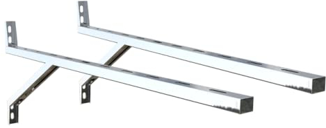 Premium Edelstahl Wandkonsole - Schornstein | Auflagefläche 1150mm I Zubehör für Kamin und Edelstahlschornstein I Schornsteinhalter I Basis des Schornsteins I Oskar