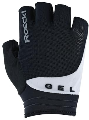 Roeckl Sports Fahrradhandschuh ITAMOS 2, High Performance Handschuh, Schwarz/Weiß 8