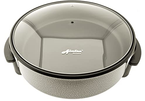 Elektrische Pizzapfanne Partypfanne 42x13cm Antihaft Beschichtet 1500 Watt