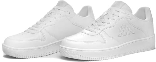 Kappa - Sneakers Bassa, Uomo Donna, Bianco, Poliestere, Fitness. Logo Maserta, Taglia: 36