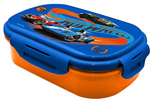 SANDWICHERA + CUBIERTO HOT WHEELS