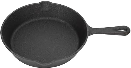 Tnfeeon Mini Sartén de Hierro Fundido Apto para Horno para Cocinar para Servir para Hornear 10 cm/3.9 Pulgadas