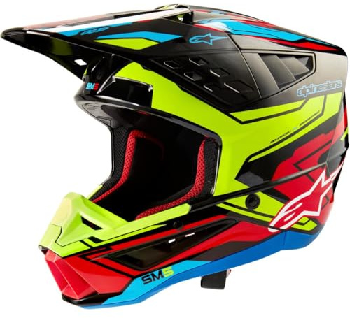 Alpinestars Motocross-Helm S-M5 Schwarz Gr. S