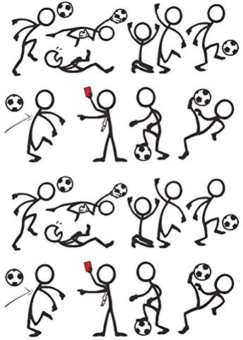 OSALADI 2Er-Set Selbstklebende Fußball Wandtattoos 23.62X15.75In Sportliche Wandaufkleber Für Kinderzimmer Fitnessraum Und Zuhause Leicht Zu Entfernen Ohne Rückstände