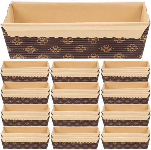 Amosfun 25pezzi Per Pane Usa e Teglie Stackable Per e Dolci Antigrasso Per Pane e Dessert Per e