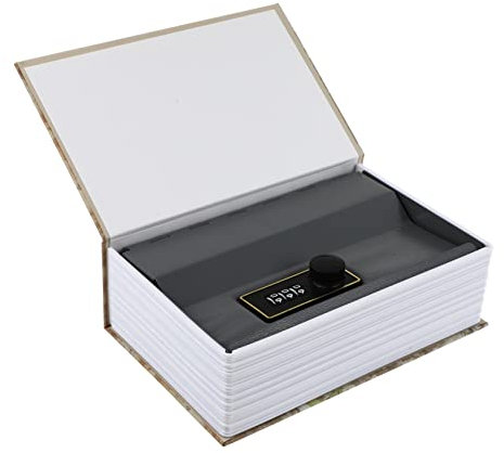 SEWACC Scomparto Di Sicurezza Decorativo Per Libri Con Serratura E Scatola Portaoggetti Per Denaro