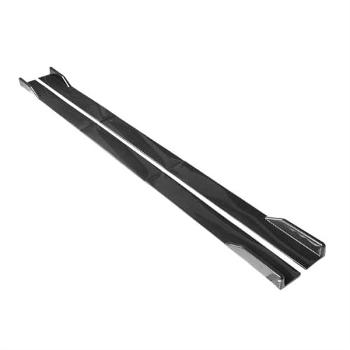 Seitenschweller Seitenschweller, 6 Stück, 2,2 M Verlängerungsplatte Autozubehör Für VW Für Golf MK5 MK6 MK7 CC Für Passat Für Jetta Für Polo Für Scirocco Auto Seitenschürze(2.2m Carbon Fiber)