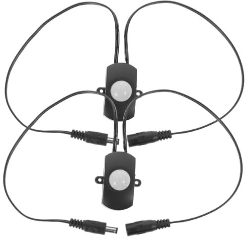 Veemoon 2pièces Capteur Led Avec Détecteur De Mouvement Pour Lampes Led Système De Contrôle Automatique Pour Éclairage Intérieur Et Extérieur