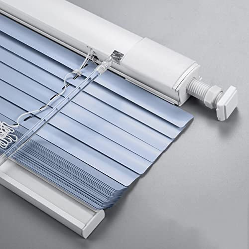 Kabellose Aluminium-Jalousien für Zuhause und Büro, Verdunkelungsrollo für Tag und Nacht, wasserdichte Fenstervorhänge ohne Bohren, 90 cm Breite x 150 cm Länge