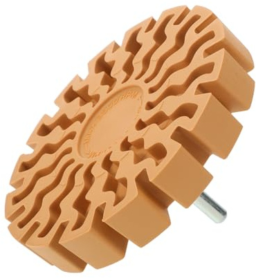 TIDTALEO Pneumatic 4-inch 100mm Decal Remover Wheel Rubber Eraser Wheel Adhesive Remover Tool for Car Sticker Removal and Removal