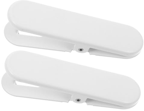KONTONTY Clips pour Panneaux Perforés en Fer Blanc, Lot de 2 Pièces, Simples et Élégants, Faciles à Transporter, pour Organisation la Maison et Bureau