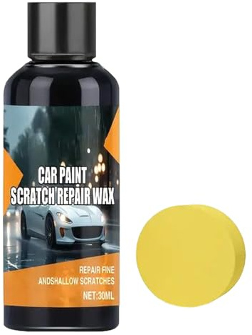 Nettoyant pour Rayures de Véhicules | Kit de Réparation avec Pad Applicateur pour Peinture Véhicule | 30ml Pâte Composée Restauratrice de Détail Automobile pour Berline Camion Camping-car Moto SUV