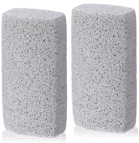2 Pcs Pet Hair Remover Grey Pumice Stone for Dog Cat Tool Fur Removal Cleaning Block Remover Stone for Car Interior Furniture Bedding Carpet（3.94 x 1.97 x 1.38in）