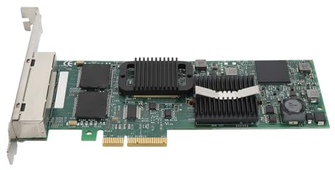 Profesional de Tarjeta de Red PCIe Gigabit 4 Puerto RJ45 Adaptador Ethernet 10 100 1000Mbps Alta Velocidad para el Servidor de computadora portátil de Escritorio Linux
