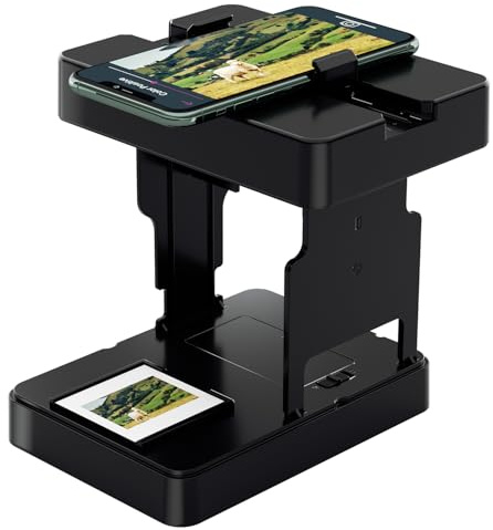 DigitConvert Mobile Film Scanner for 35mm Slides & Negatives, Portable Photo Scanner Converts Film to Digital Photos, Battery Powered Slide Converter