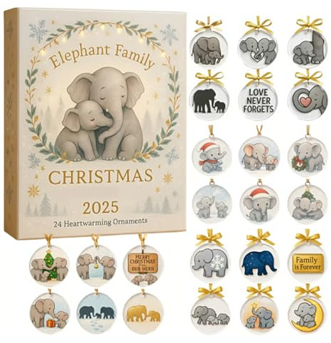 Adventskalender I Akryl Med Hängande Utformning 2D Akryl 24-Dagars