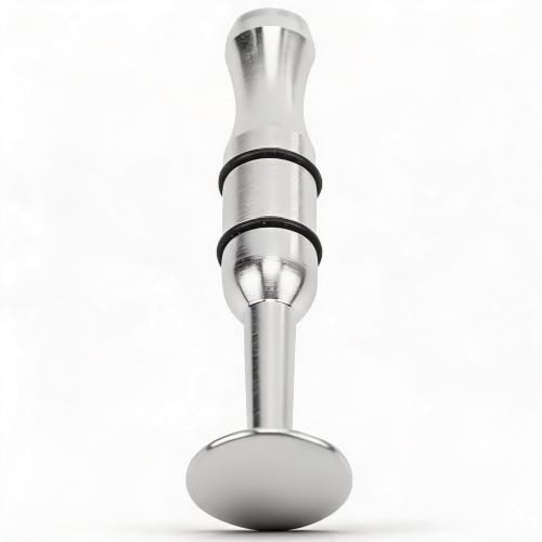 Sxhlseller Ansatztrainer, Messing-Mundstück-Trainingsgerät für Blechblasinstrumente, Trompete, Posaune, Saxophon, Klarinette, Oboe, Fagott, Silberfarben (SILVER)