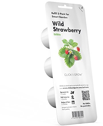 Click and Grow SGR24x3 Smart Garden Wild Strawberry Plant Pods, 3-pack