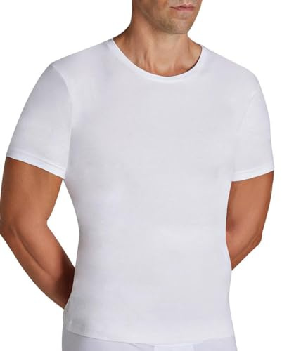 YSABEL MORA Camiseta Interior de Algodón Manga Corta Hombre.