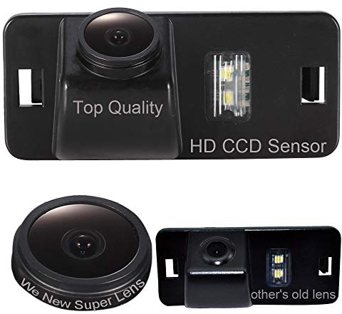 Dynavsal Auto Rückansicht Kamera 1280 * 720 Pixel 1000TV Linien Wasserdicht Nachtsicht Einparkhilfe Rückfahrsystem, Rückfahrkamera für BMW X1 X3 X5 X6 520LI E46 E53 E90 E80 E60 E70 M3 E82 E88 E91 E92