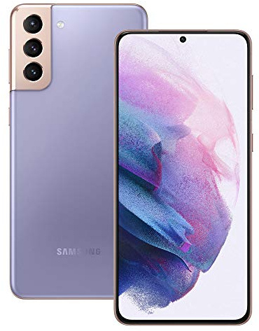Samsung Galaxy S21 5G 128GB Speicher 8GB RAM 4.000mAh Akku AI Handy Android 15 Smartphone ohne Simlock ohne Branding (Violet, 8, GB)