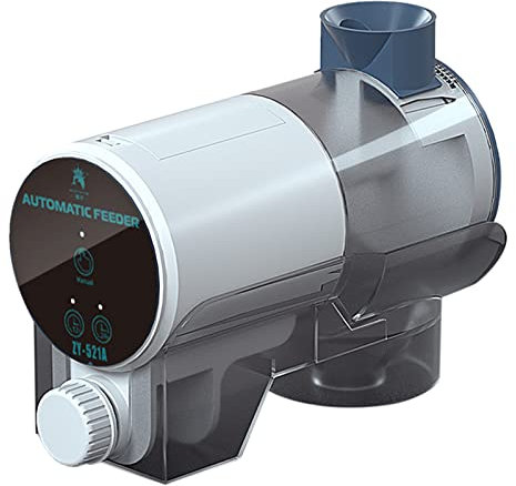 Temporizador automático de alimentador de alimentos de pescado para peces para tanque dispensador de alimentación de estanque automático de peces para tanque alimentador de estanque