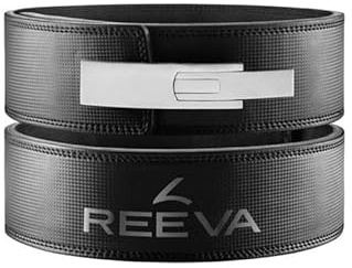 Reeva Karbonleder-Hebegürtel mit Edelstahlschnalle (13MM)