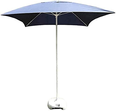 VNNHGB Sonnenschirm, Gartenschirm, quadratisch, für Terrasse, Gartentisch, perfekt für den Außenbereich, Strand, kommerzielle Veranstaltungen, Märkte, den Swimmingpoolrand, 2 m (dunkelbla