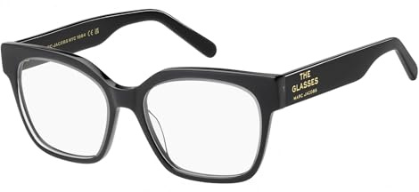 THE MARC JACOBS Brille MARC 801 Größe 53-17 mm Crystal Schwarz/Eye size: 53 - Bridge size: 17