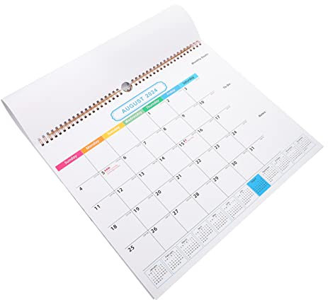 NAMOARLY Wandkalender Monate Handreißbar Mit Hochwertigem Cover Für Tägliche Planung Raumdeko Vielseitig Einsetzbar Für Zuhause Und Büro