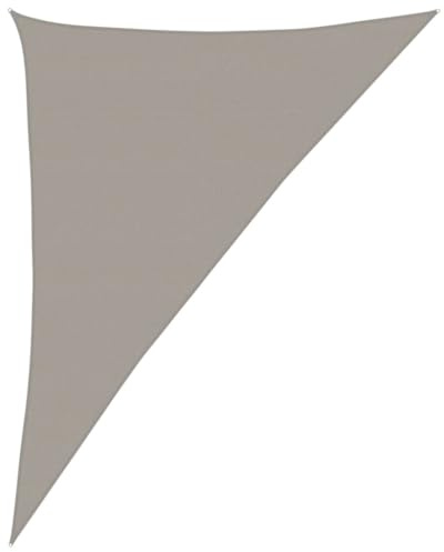 vidaXL Vela Parasole 160 g/m² Triangolare 4x5x6,8 m in HDPE, Vela ombreggiante, Ombra da Patio, tettoia ombreggiante, Vela da Giardino, tettoia
