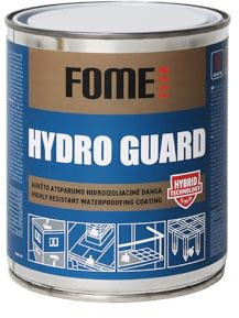 FOME FLEX HydroGuard Dichtstoff – Lösungsmittelfreies Hybrid-Polymer, 2-Schicht-Auftrag, haftet ohne Primer, dichtet Risse & Undichtigkeiten auf Dächern, Wänden & mehr - 1 kg
