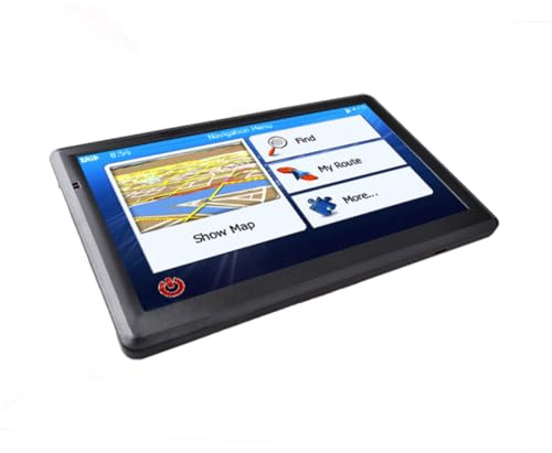 Operitacx 7 Inch Car Gps Navigation Touch Screen Truck Navigator Lcd Display 8g Storage for European Vehicles, Voice Speed Alert and Map Updates Suitable for Trucks and Cars